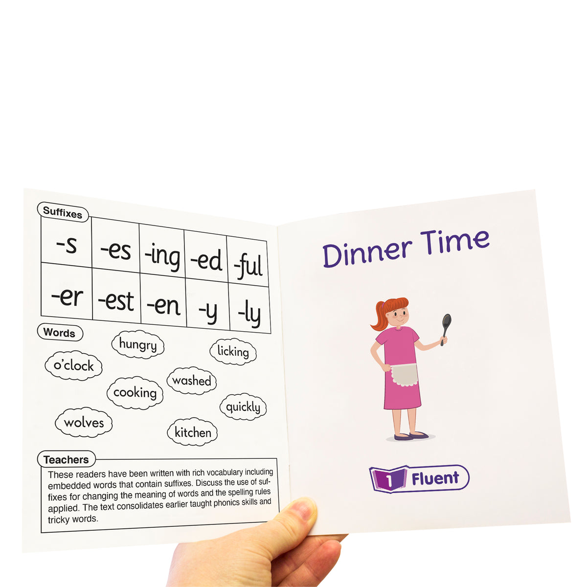 Junior Learning BB909 Letters and Sounds Phase 6 Set 2 Fiction - 6 Pack information page