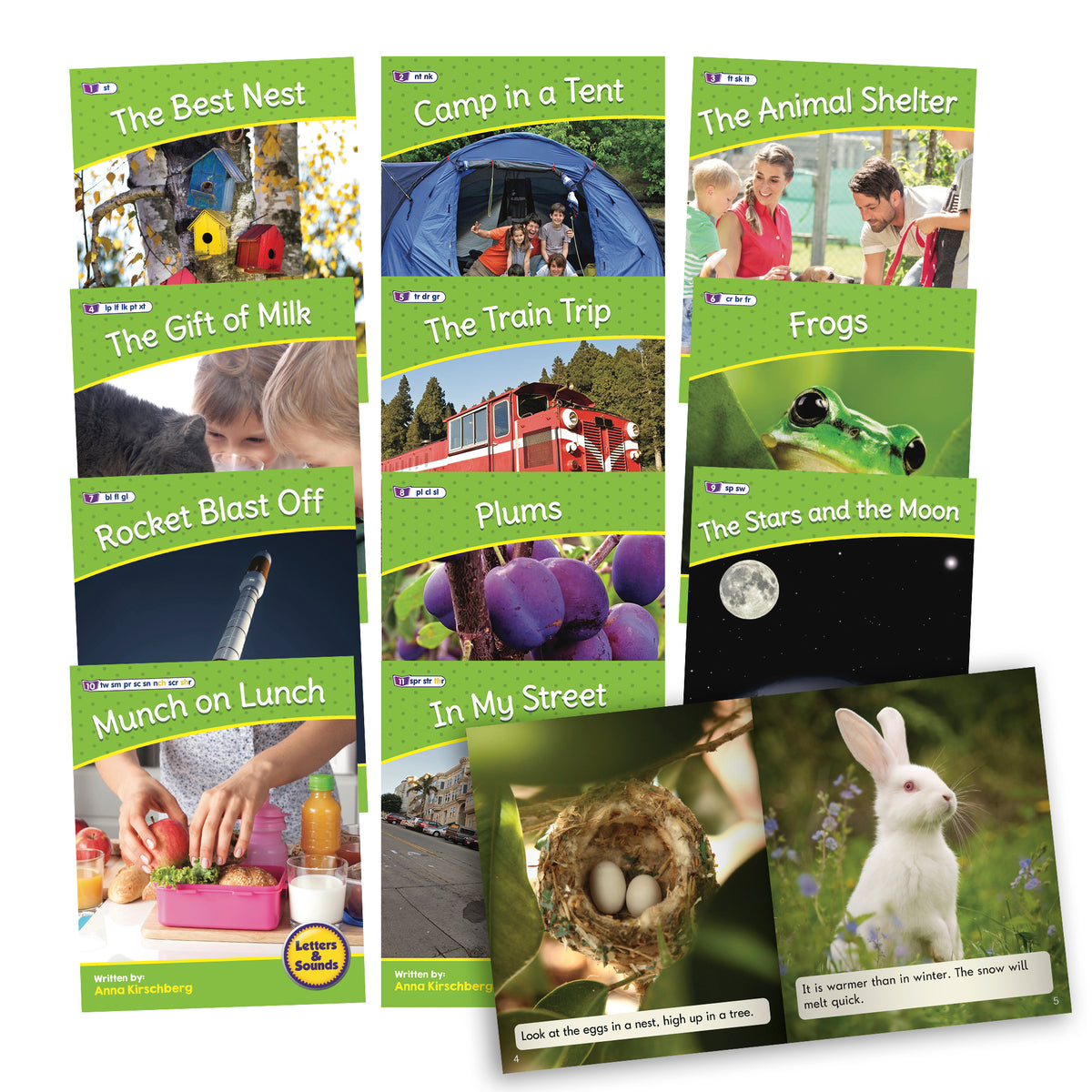Junior Learning BB912 Letters and Sounds Phase 4 Set 2 Non-Fiction - 6 Pack all books