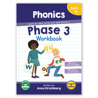 Junior Learning BB120 Phase 3 Phonics Workbook