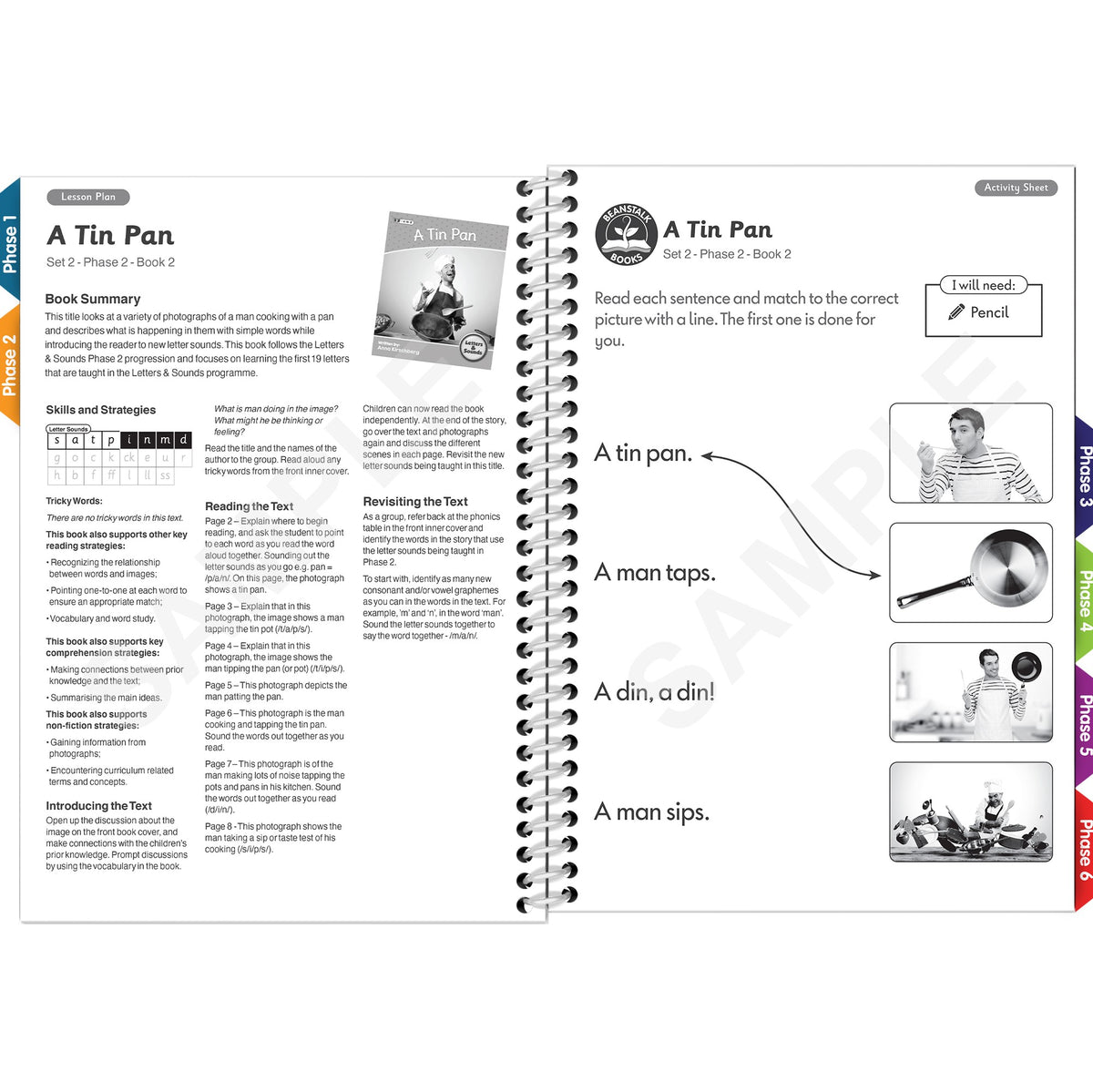 Junior Learning BB133 Teacher Book Set 2 Non-Fiction sample page