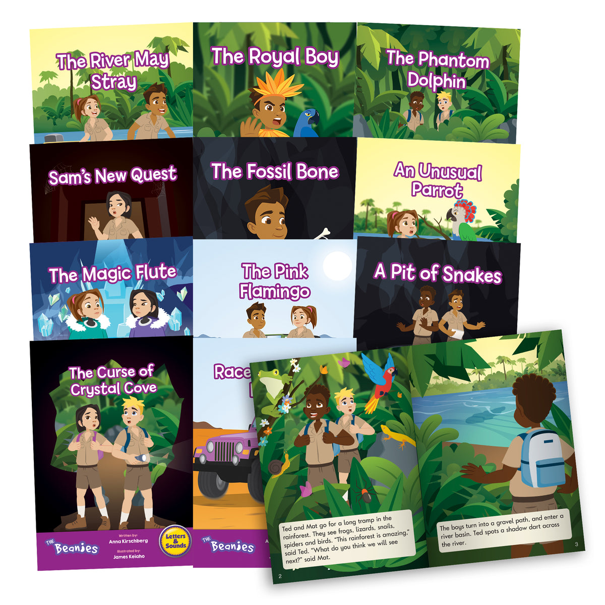 Junior Learning BB927 The Beanies Hi-Lo Diversity Decodables Phase 5 - 6 Pack all books