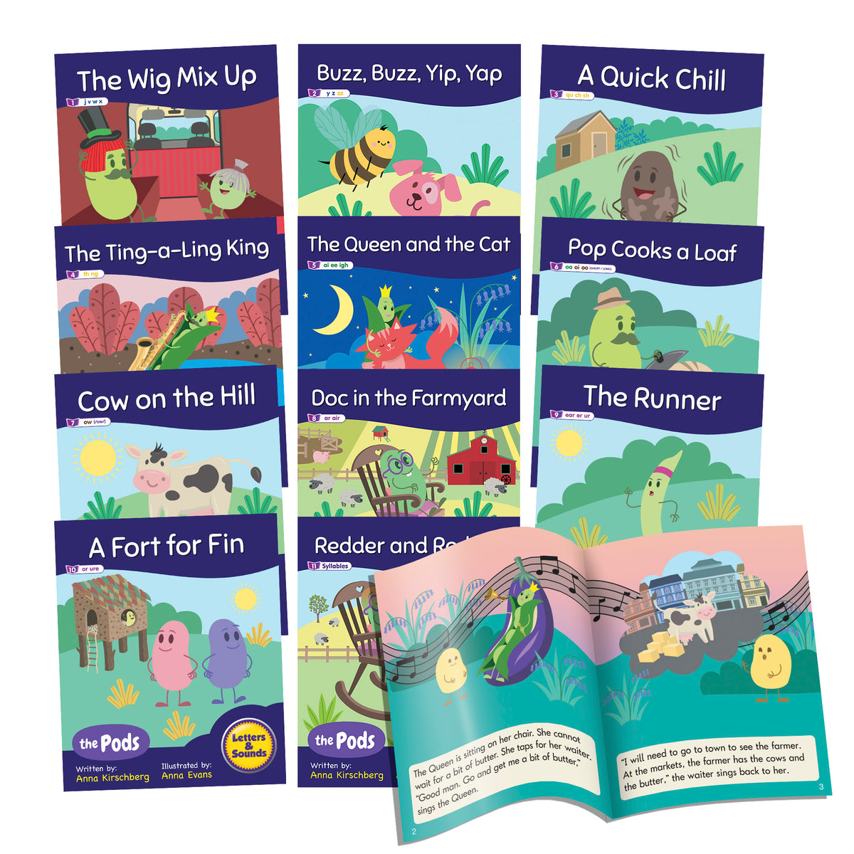 The Pods - Early Decodables - Phonics (Phase 3)