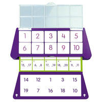 Junior Learning JL106 Number Accelerator Set 1 cards and smart tray