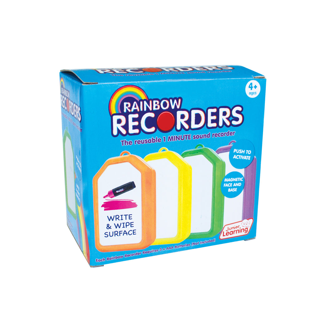 Junior Learning JL149 Rainbow Recorders (Set of 4) box