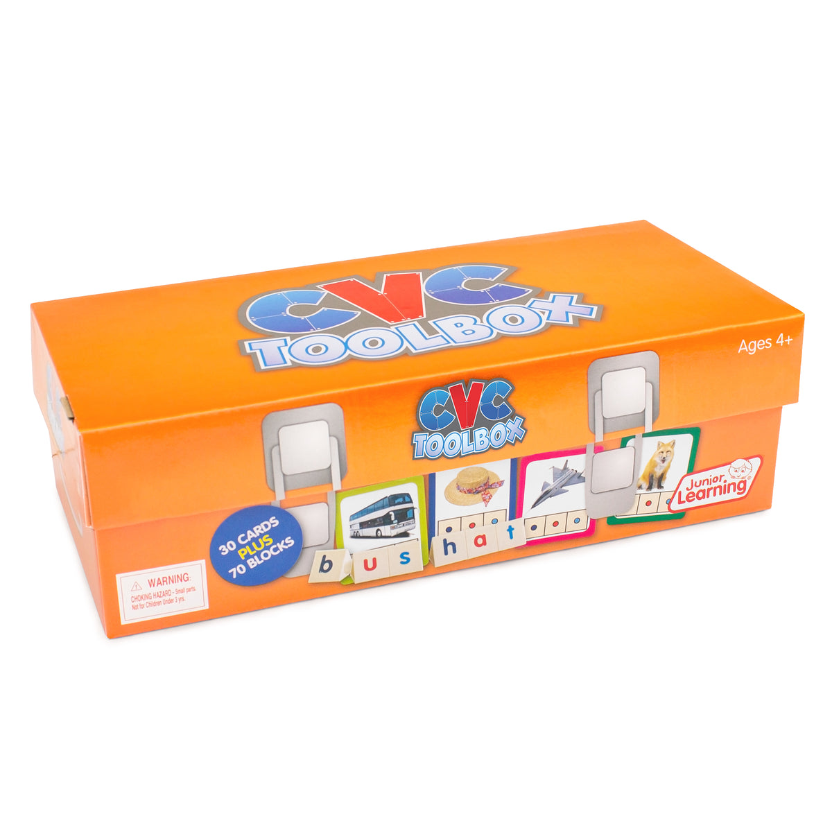Junior Learning JL167 CVC Toolbox box angled right