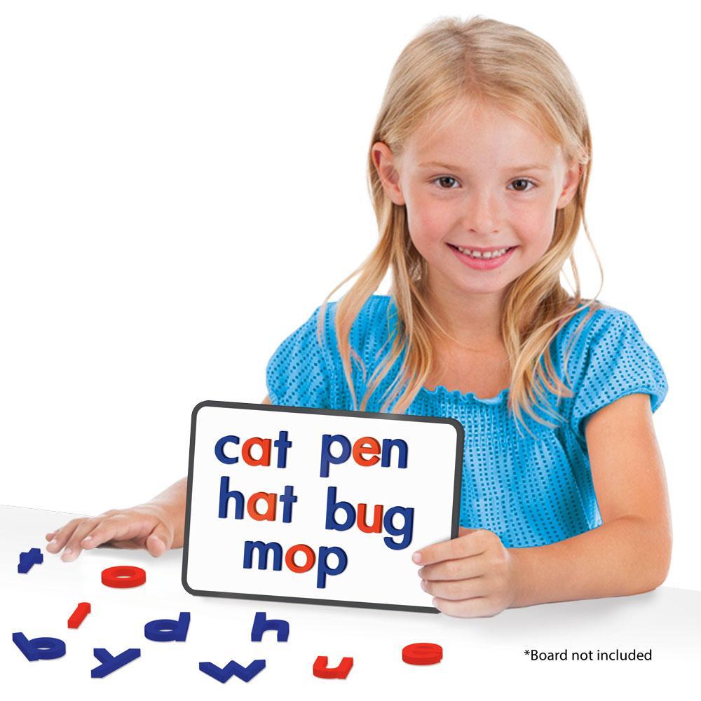girl using Junior Learning JL196 Rainbow Letters Print