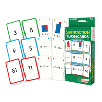 Junior Learning JL205 Subtraction Flashcards box and cards