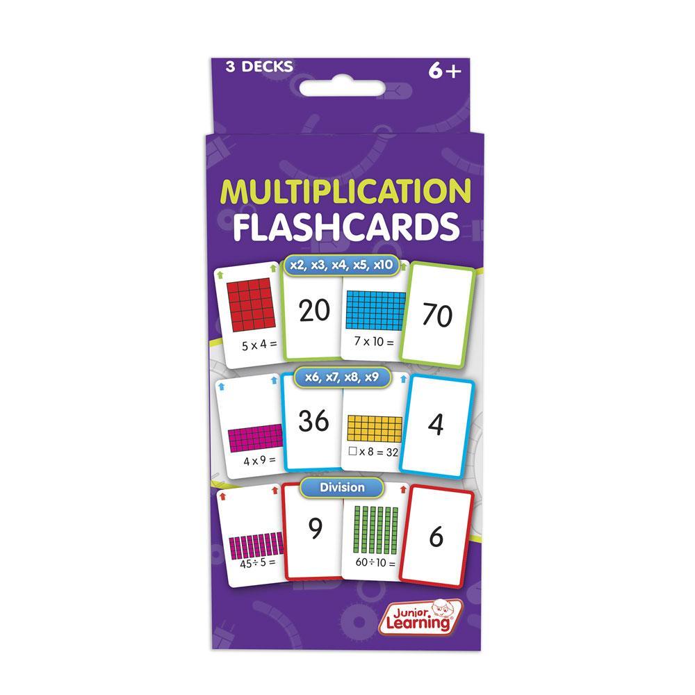 Junior Learning JL206 Multiplication Flashcards box