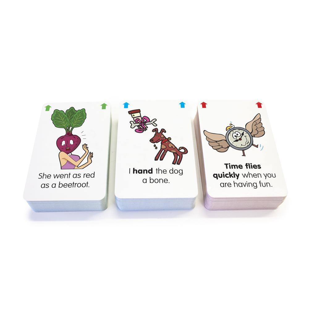 Junior Learning JL207 Meaning Flahcards all cards stacked