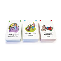 Junior Learning JL209 Verb Flashcards all cards stacked