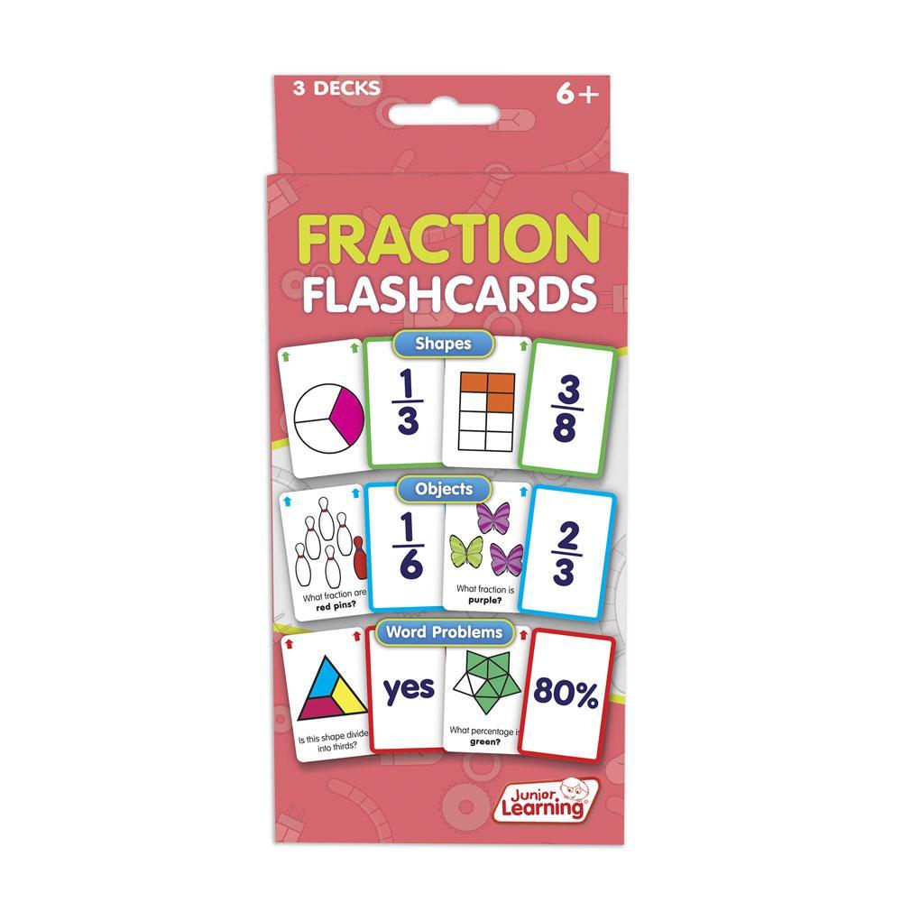 Junior Learning JL212 Fraction Flashcards box