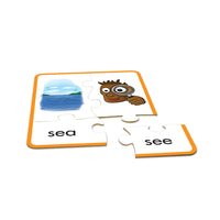 Junior Learning JL243 Homonym Puzzles complete puzzle close up