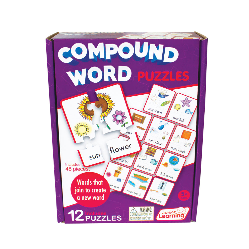 Junior Learning JL244 Compound Word Puzzles box faced front