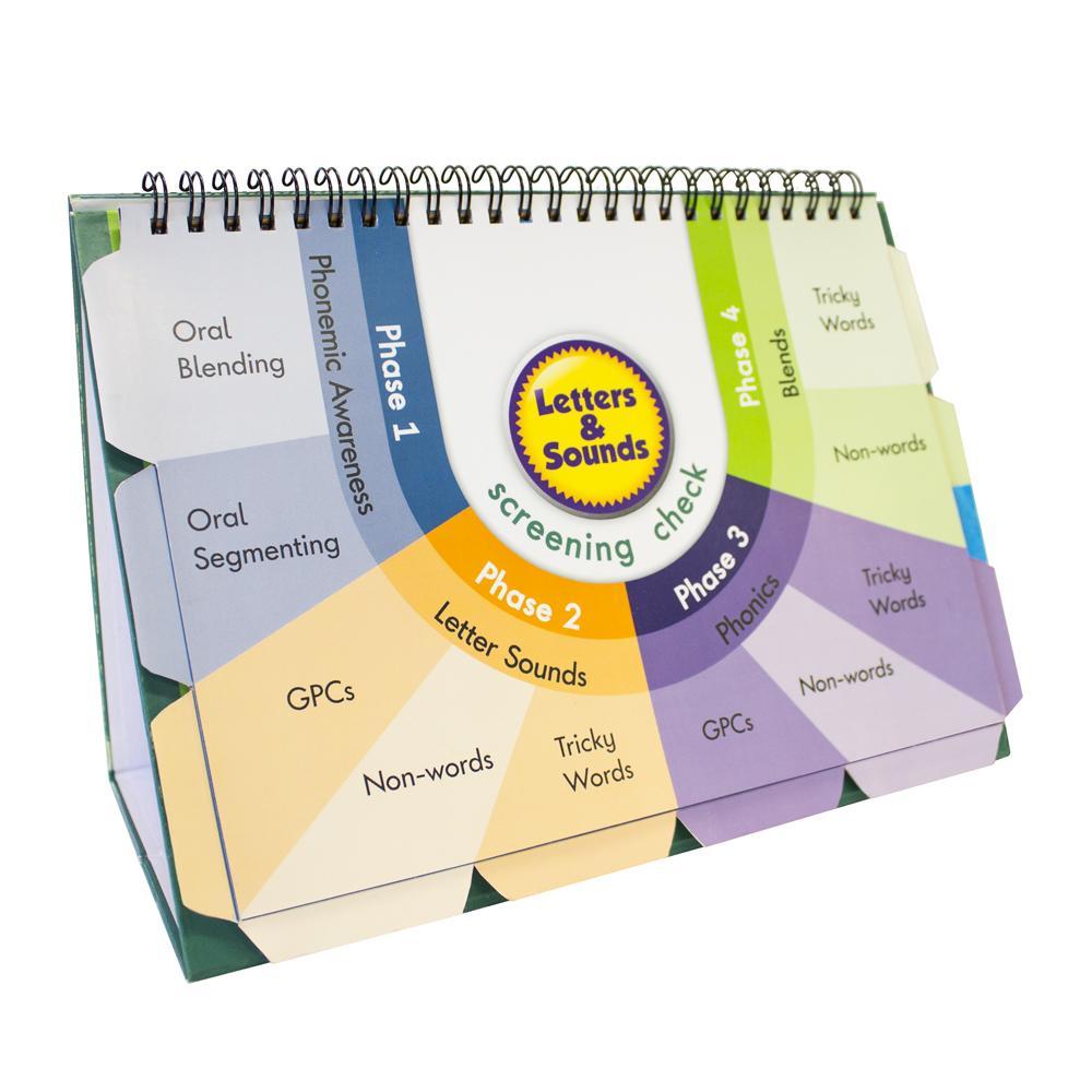 Junior Learning JL261 Letters and Sounds Screening Check flip book
