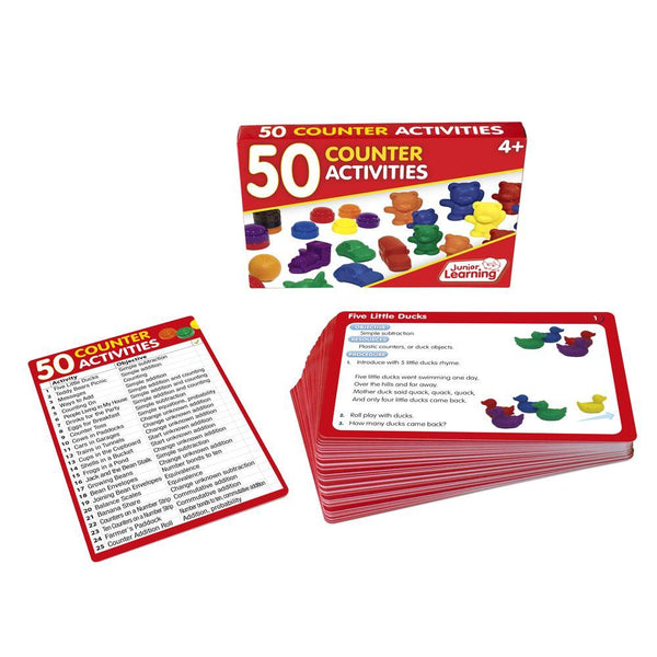 Junior Learning JL320 50 Counter Activities box and cards