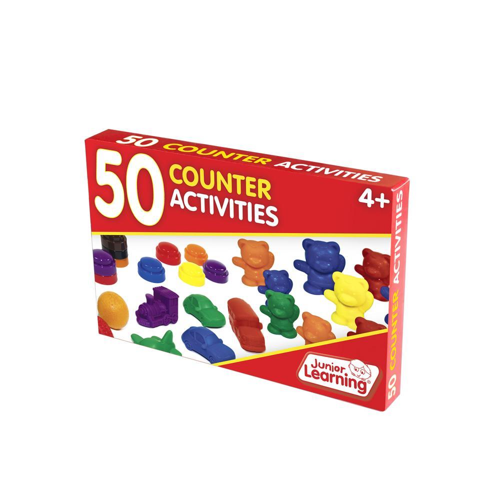 Junior Learning JL320 50 Counter Activities left side box