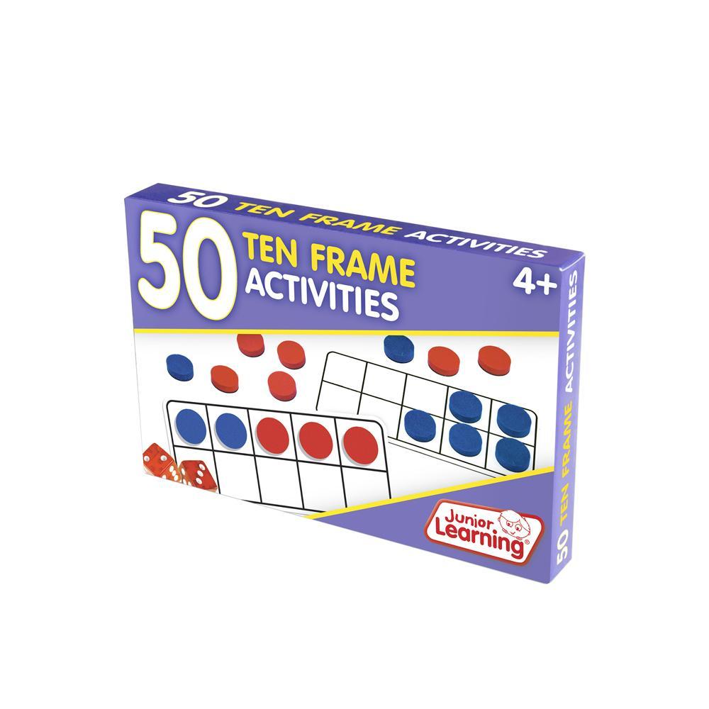 Junior Learning JL321 50 Ten Frame Activities box angled left