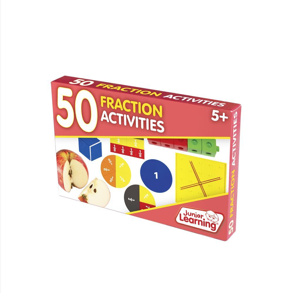 Junior Learning JL331 50 Fraction Activities box angled left
