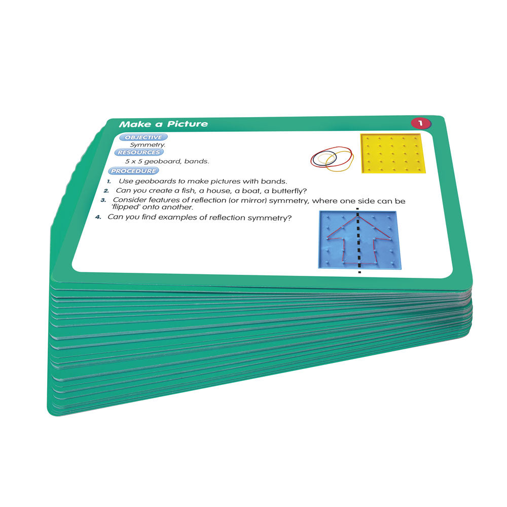 Junior Learning JL342 50 Geoboard Activities all cards