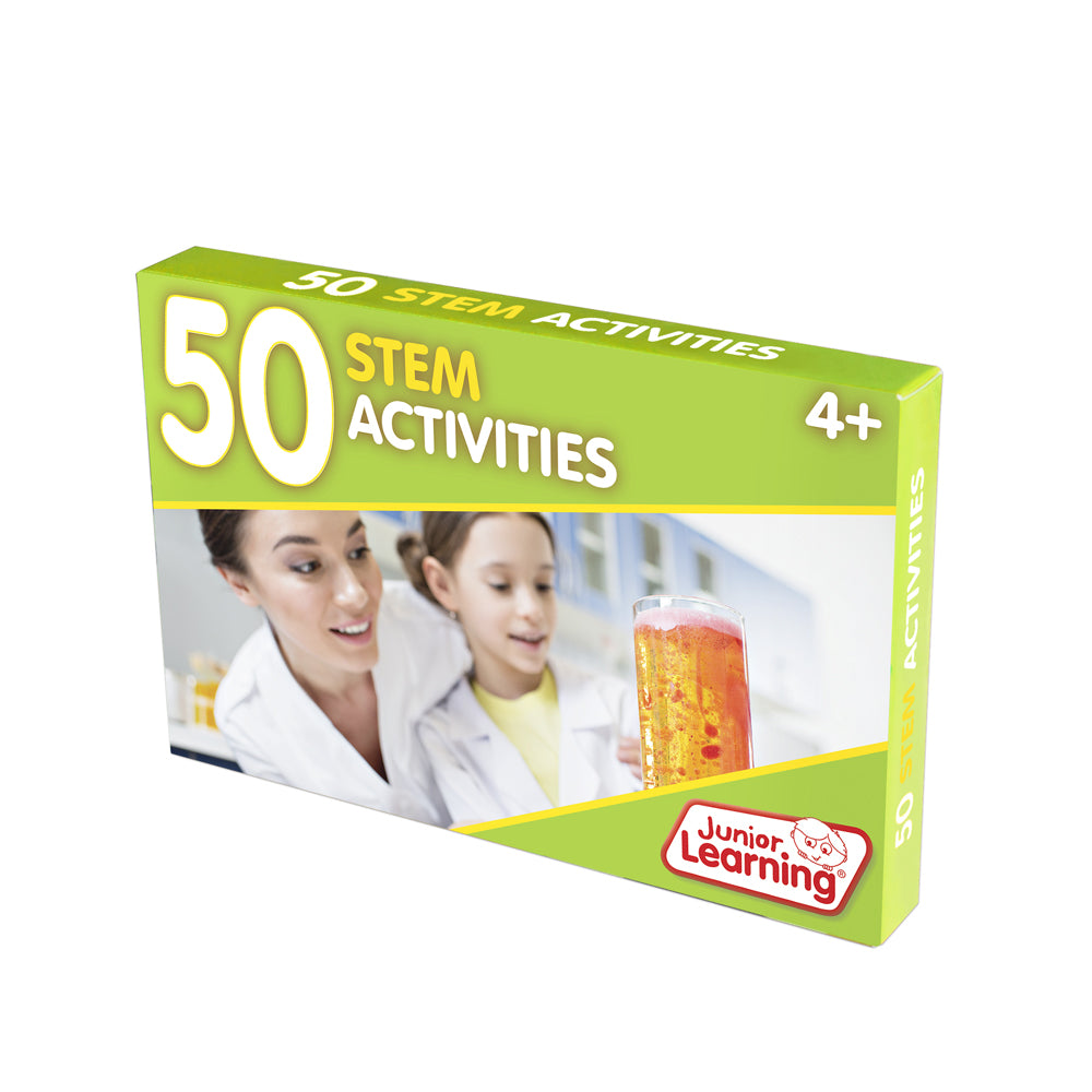 Junior Learning JL359 50 STEM Activities box angled left