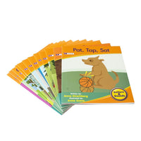 Junior Learning JL381 Letters and Sounds Phase 2 Set 1 Fiction books fanout