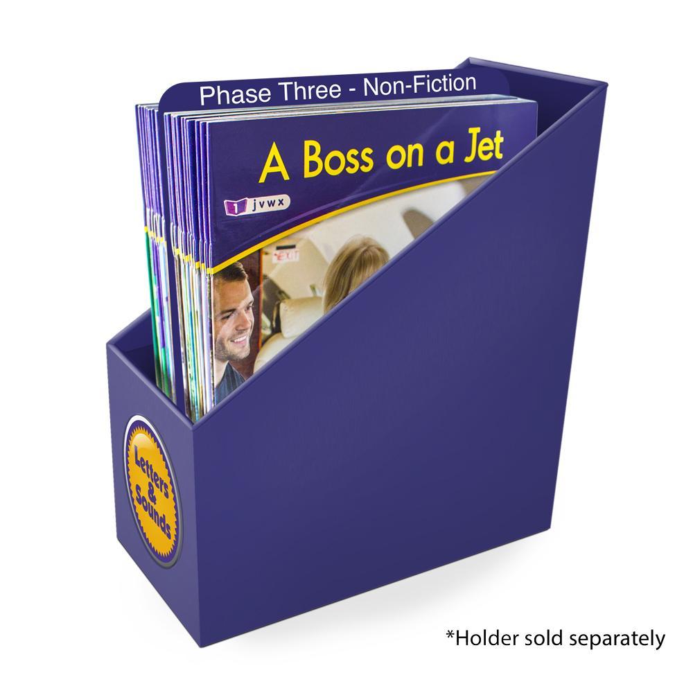 Junior Learning JL382 Letters and Sounds Phse 3 Set 1 Fiction on book holder