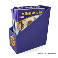 Junior Learning JL382 Letters and Sounds Phse 3 Set 1 Fiction on book holder
