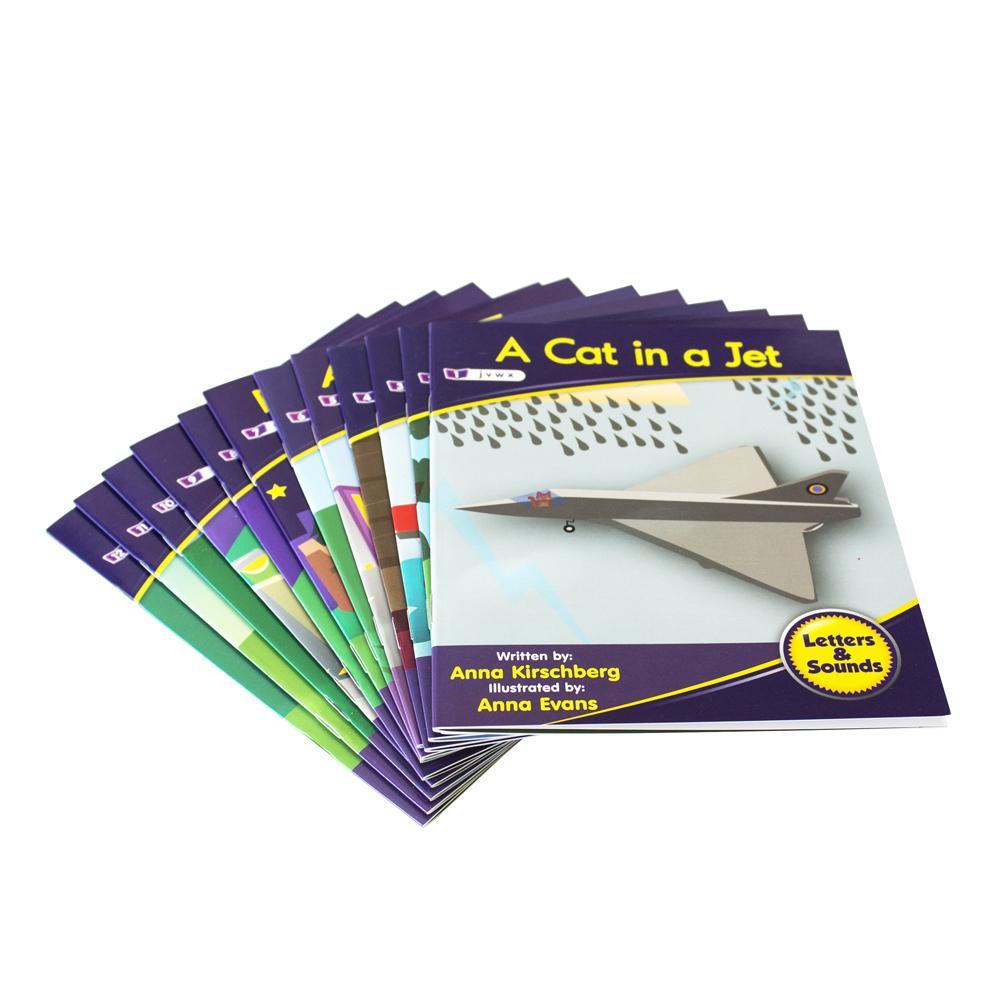 Junior Learning JL382 Letters and Sounds Phse 3 Set 1 Fiction all books fanout