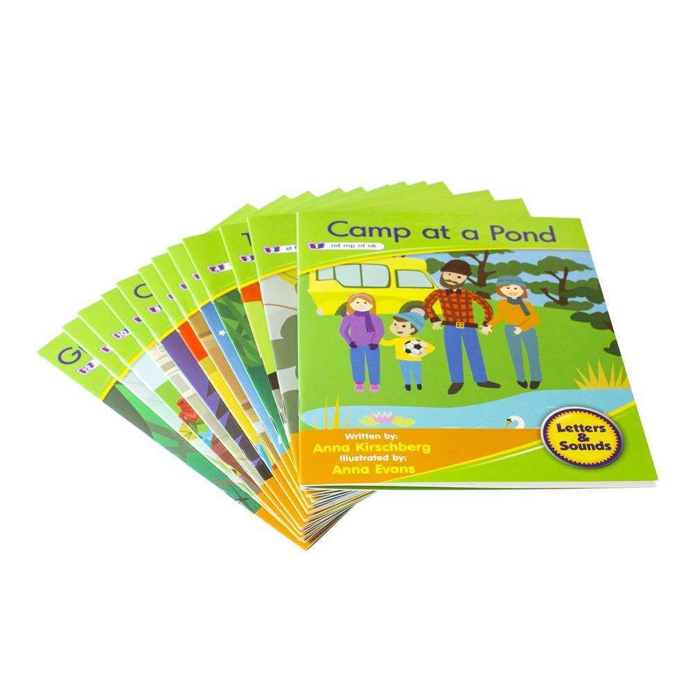 Junior Learning JL383 Letters and Sounds Phase 4 Set 1 Fiction all books fanout