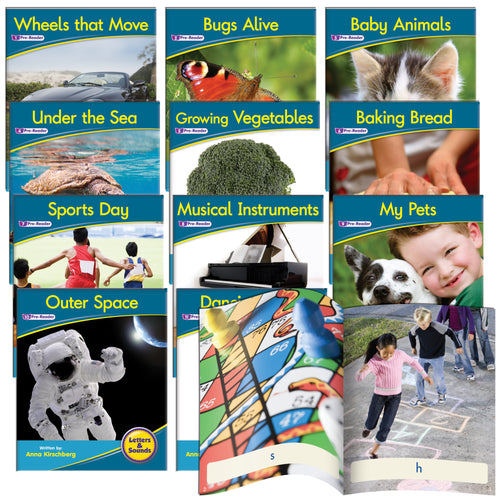 Junior Learning JL386 Letters and Sounds Phase 1 Set 1 Non-Fiction all books