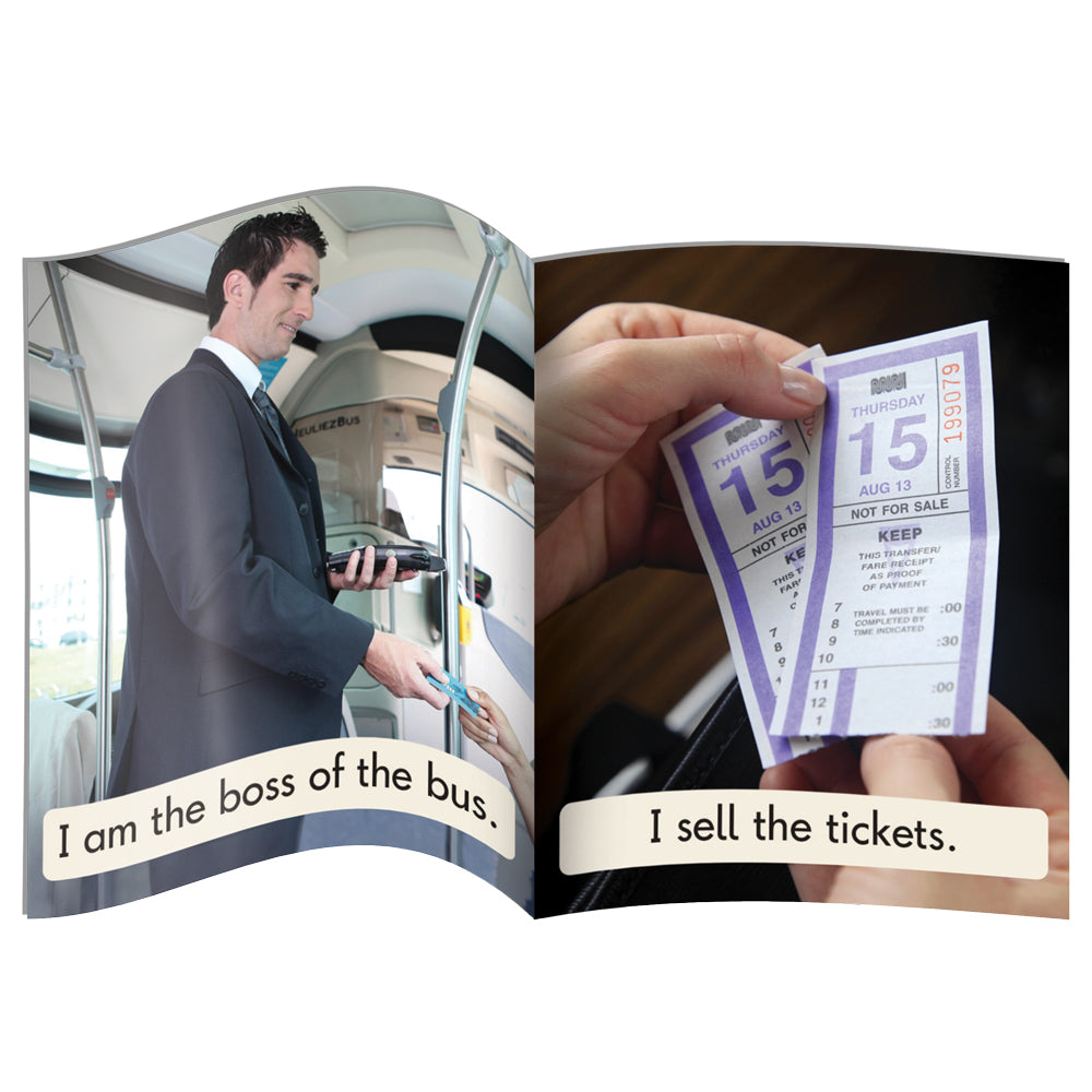 Junior Learning JL958 Letters and Sounds Phase 2 Set 1 Non-Fiction - 6 Pack sample page