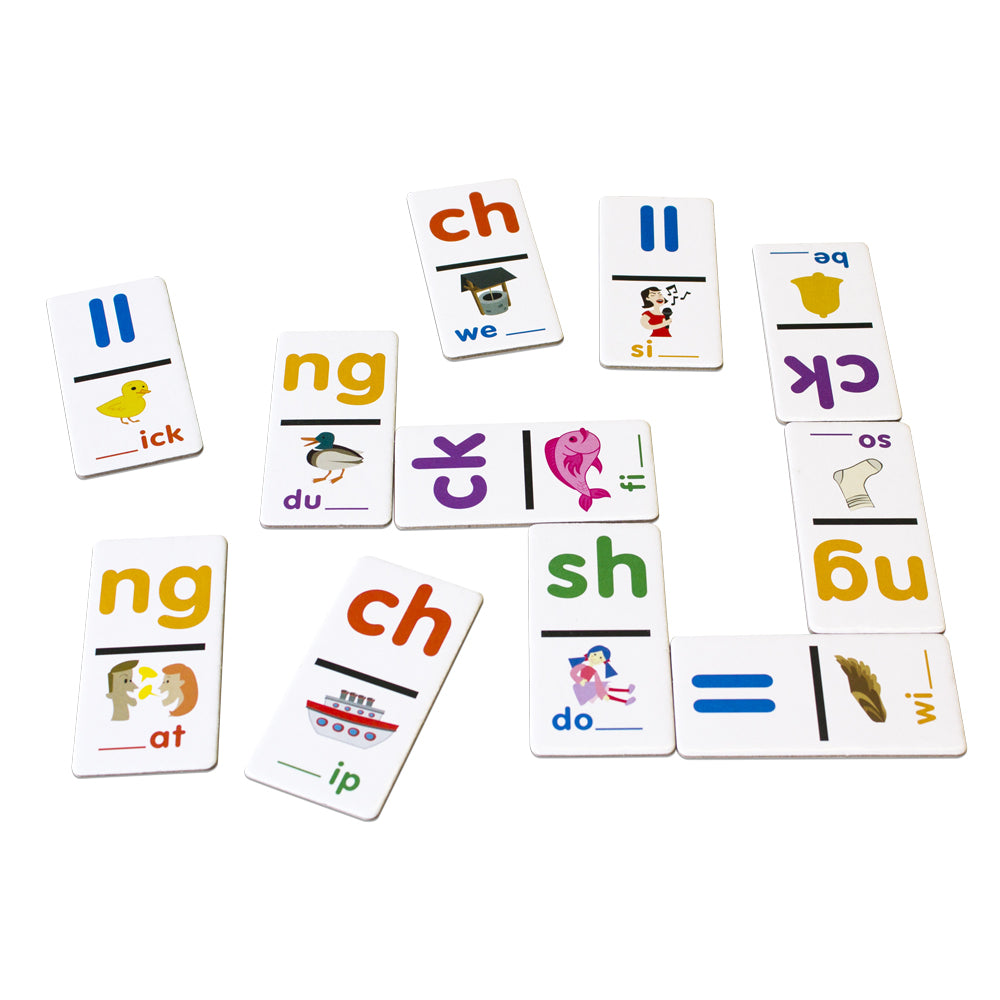 Junior Learning JL401 Digraphs dominoes game