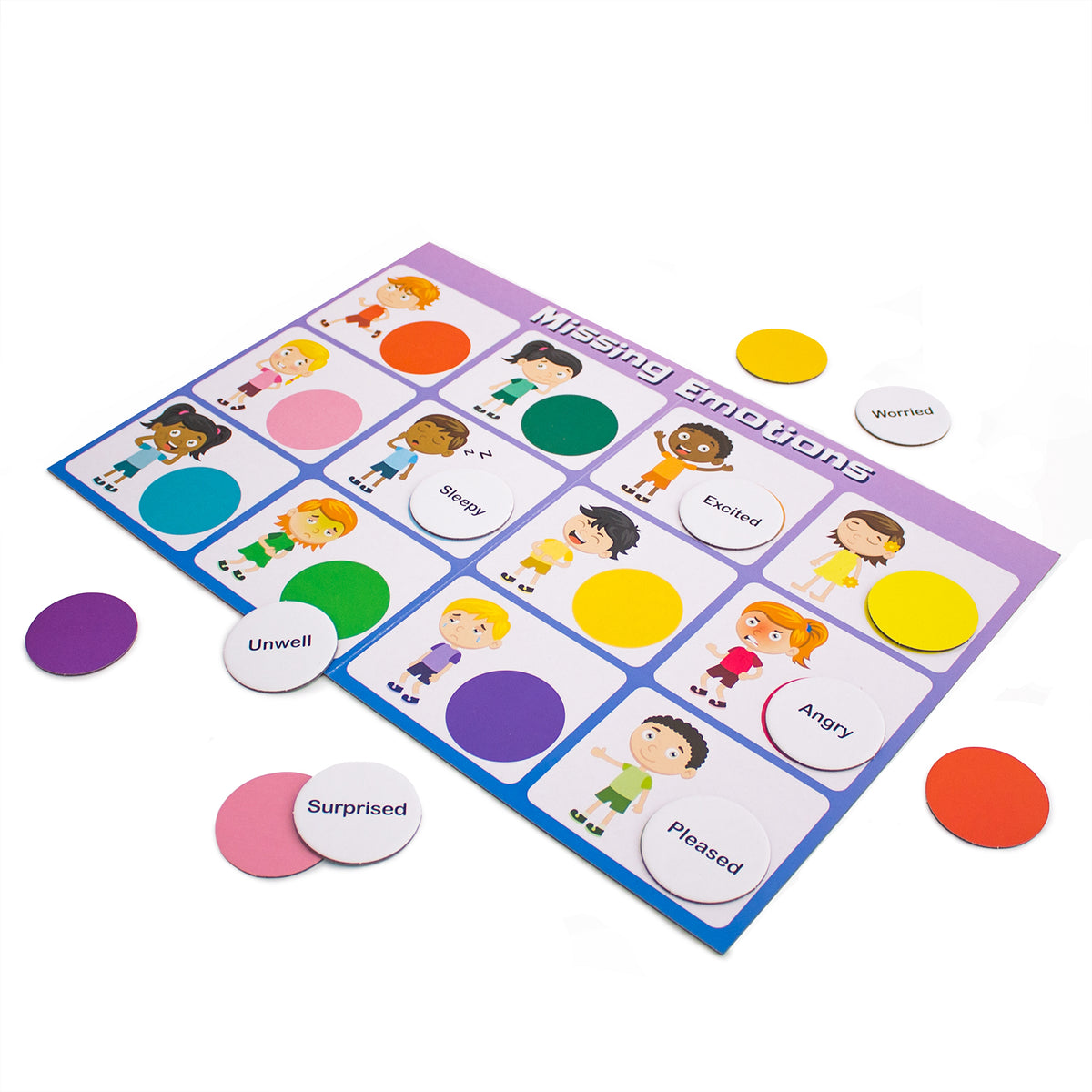 Junior Learning JL413 Missing Emotions board game