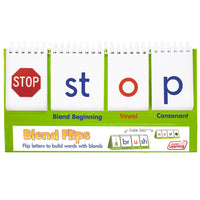 Junior Learning JL457 Blend Flips image, blend beginning, vowel and consonant side