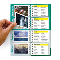 hand turning page of Junior Learning JL460 Word Finder Flips