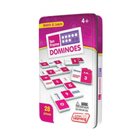 Junior Learning JL479 Ten Frame Dominoes tin angled left