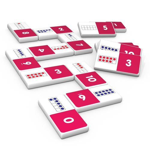 Junior Learning JL479 Ten Frame Dominoes pieces