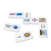 Junior Learning JL488 Shapes Dominoes pieces close up