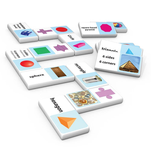 Junior Learning JL488 Shapes Dominoes pieces