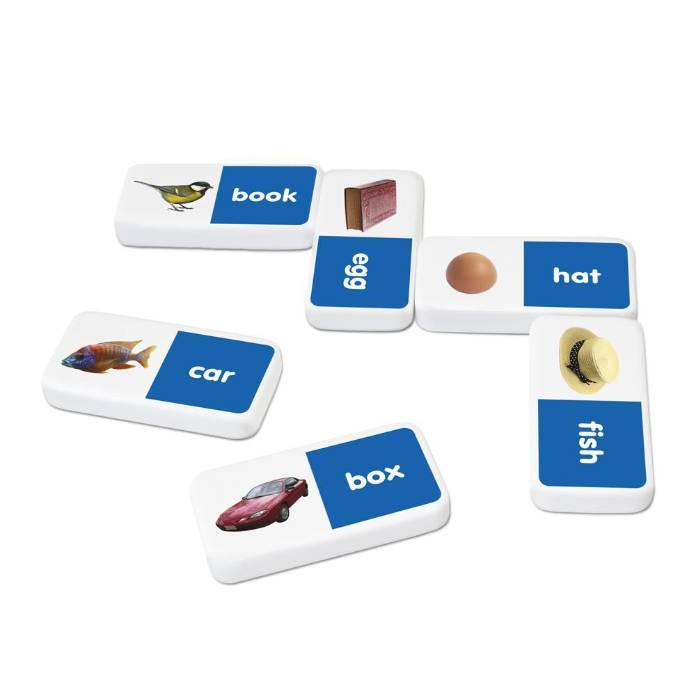 Junior Learning JL491 First Words Dominoes pieces close up