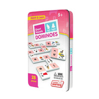 Junior Learning JL493 Short Vowel Dominoes tin faced left