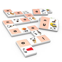 Junior Learning JL493 Short Vowel Dominoes pieces