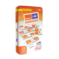 Junior Learning JL497 Match & Learn Algebra Dominoes tin faced right