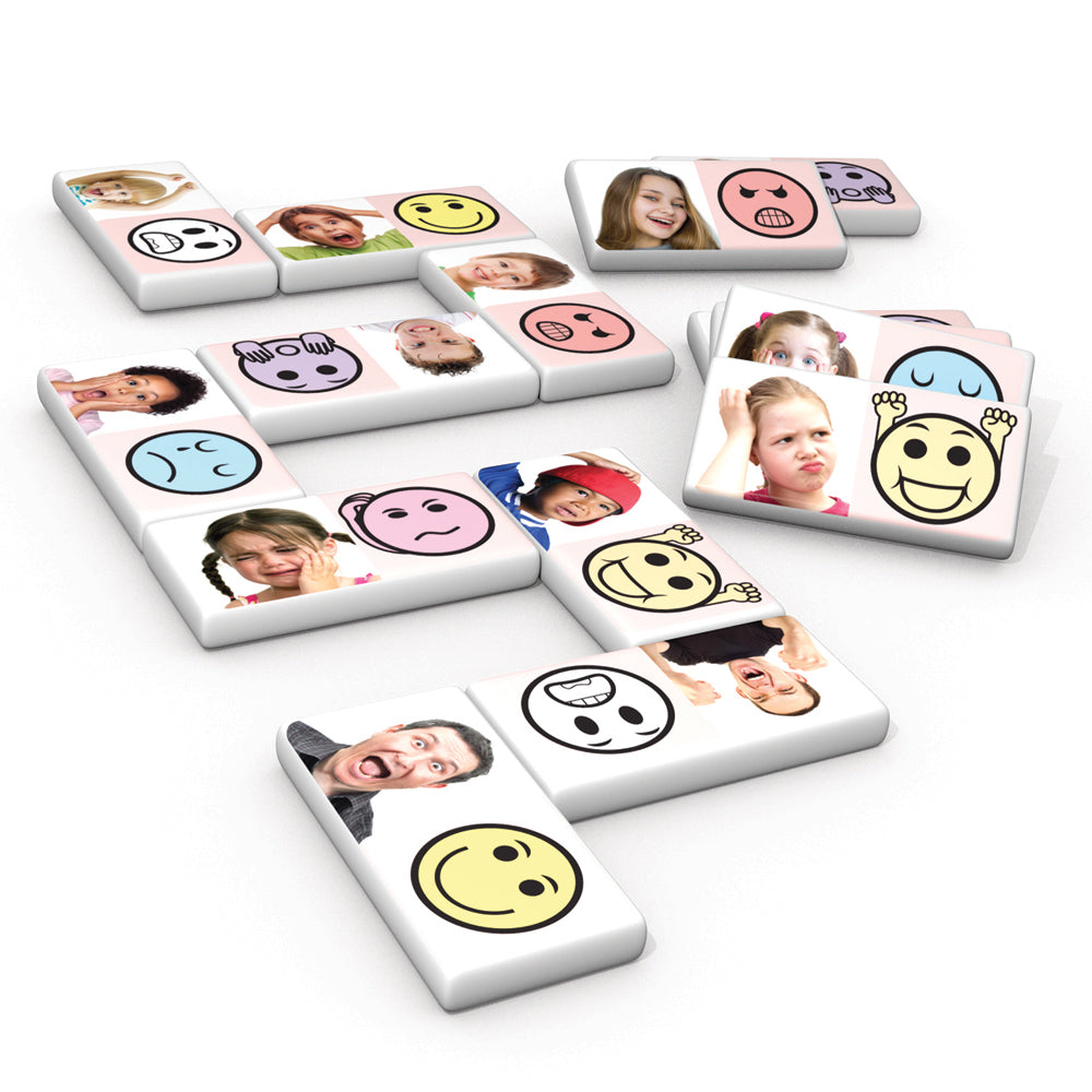 Junior Learning JL498 Emotion Dominoes pieces