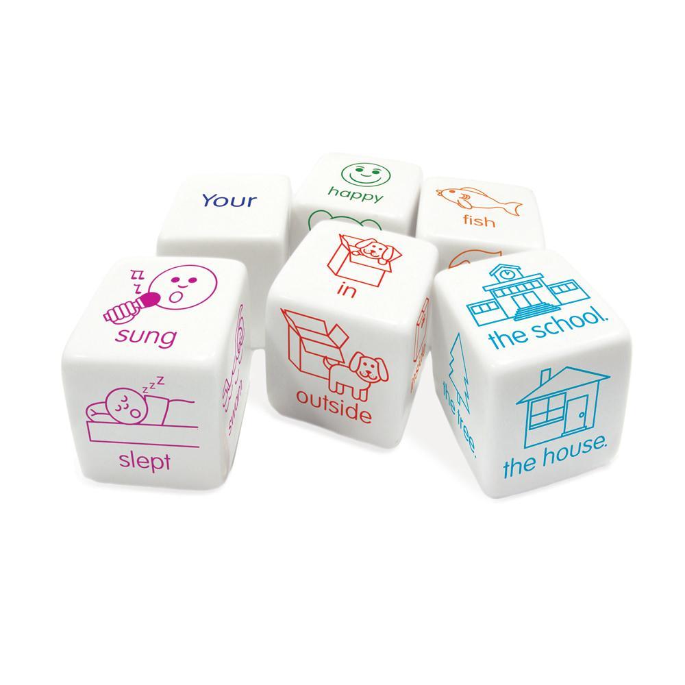 Junior Learning JL530 Sentence Dice close up