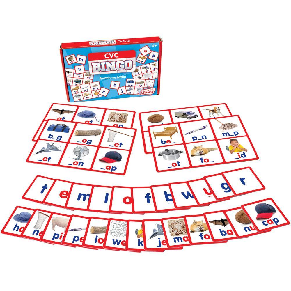 Junior Learning JL544 CVC Bingo box and pieces