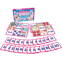 Junior Learning JL550 Multiplication Bingo box and content