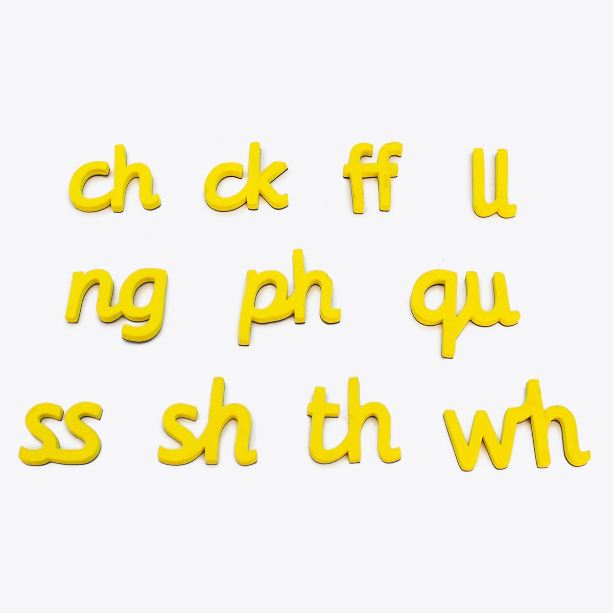 Junior Learning JL603 Rainbow Alphabet and Digraphs Cursive pieces