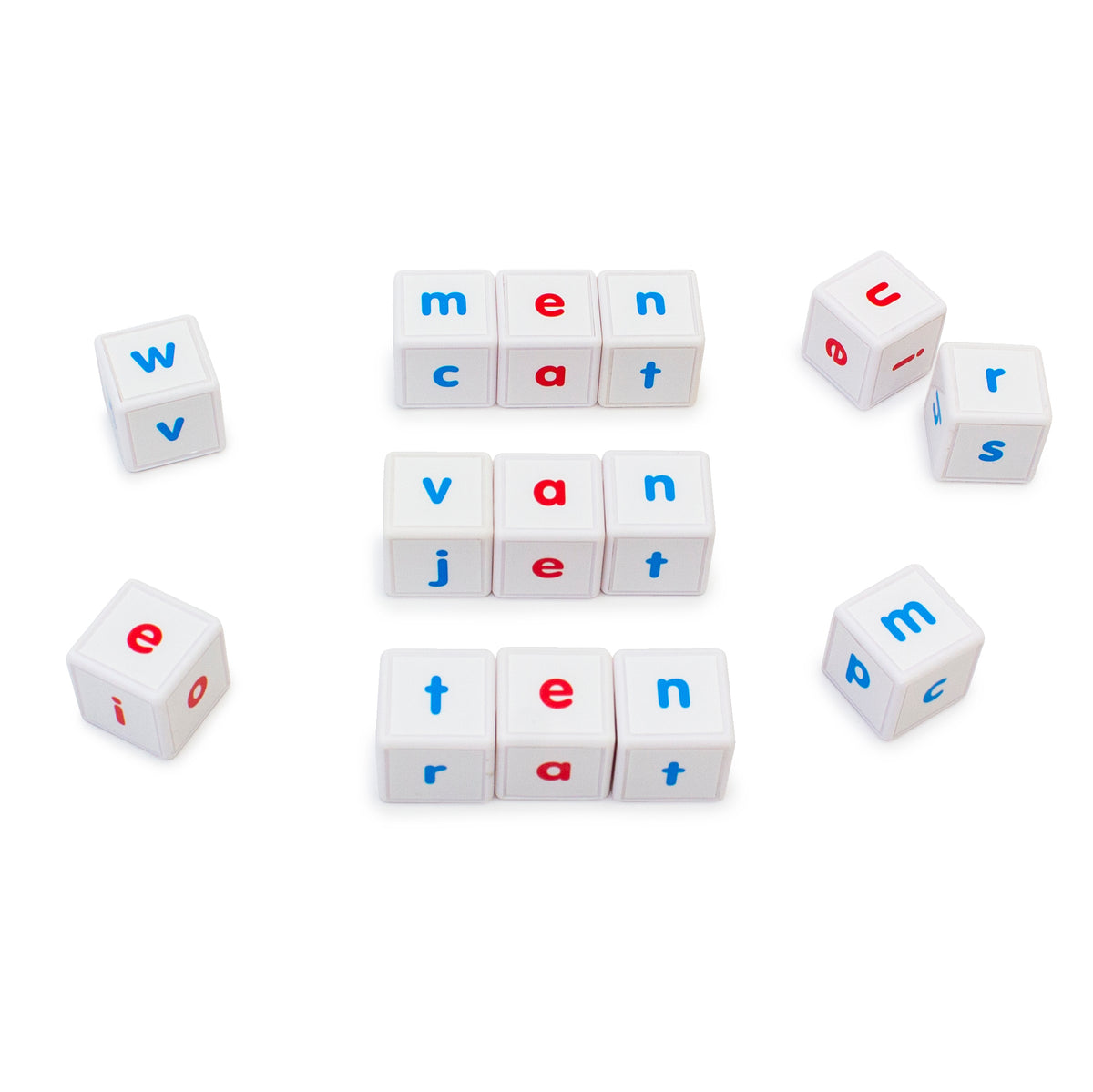 Junior Learning JL643 CVC Cubes pieces close up