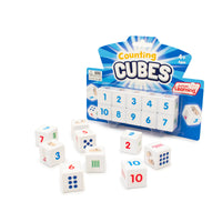 Junior Learning JL645 Counting Cubes packaging and pieces faced front